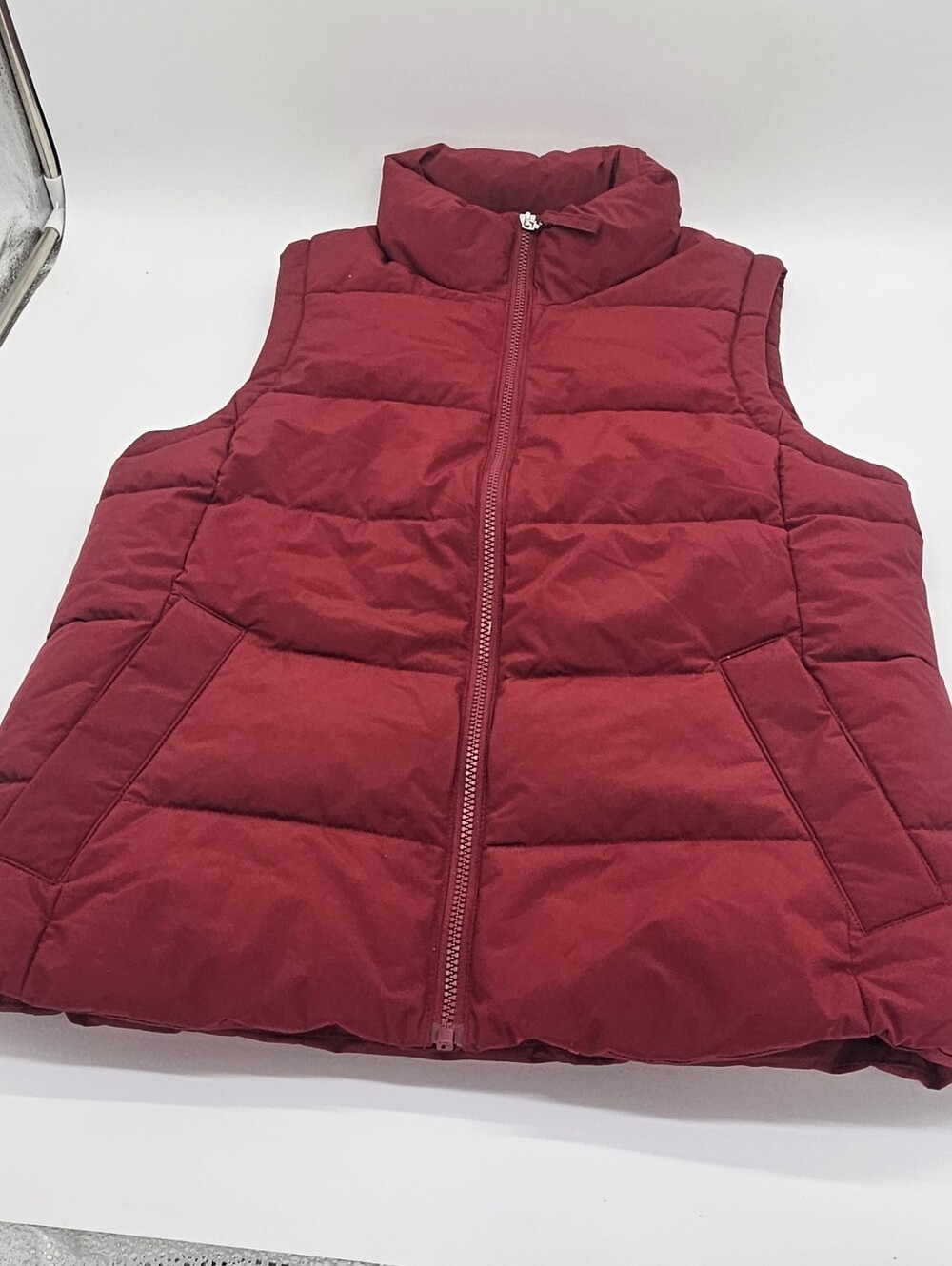 Mens Red Puffer Vest - Tommy Hilfiger